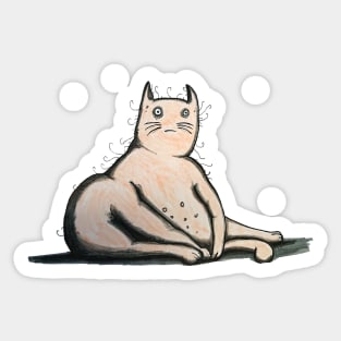 Existential Crisis Cat Sticker